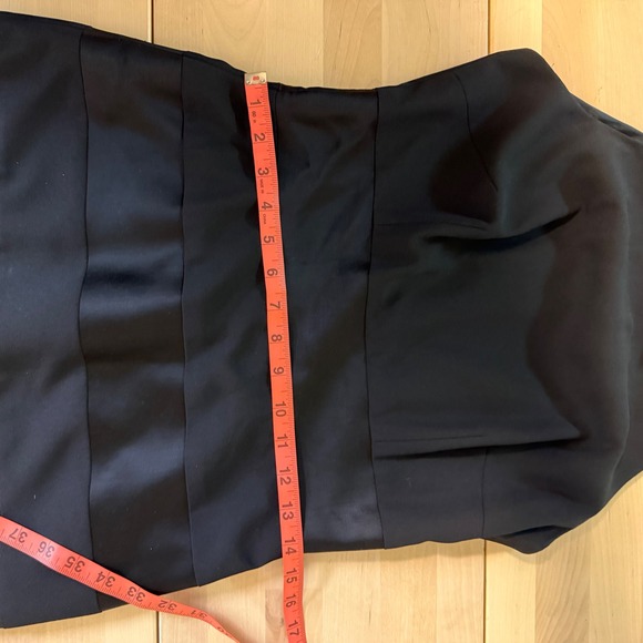 Laundry by Shelli Segal Black Halter Neck Striped Sheath Dress vintage 1995 - Picture 10 of 13